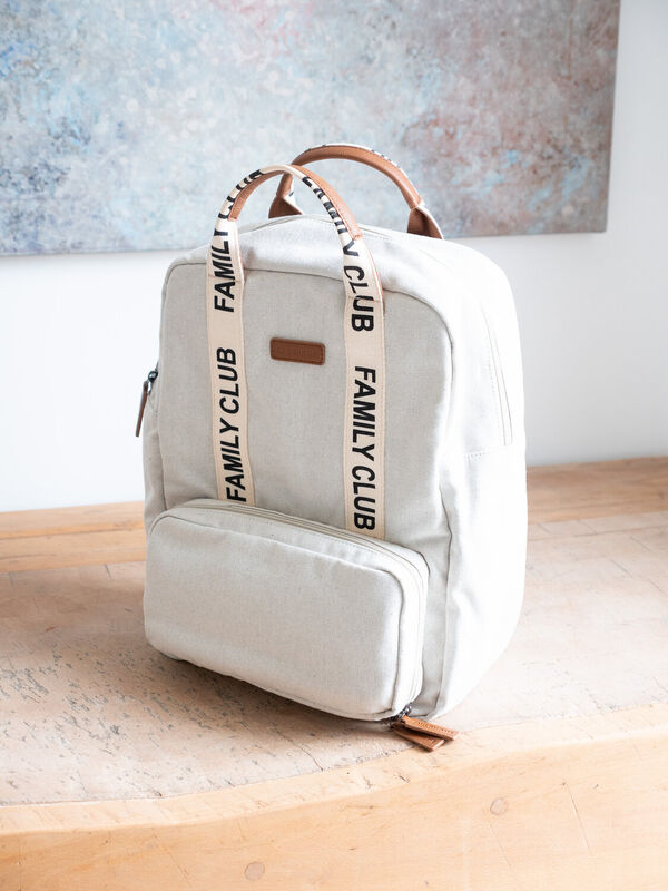 Family Club Signature Backpack - Off White