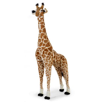 Standing Giraffe Stuffed Animal - 65x35x180 Cm - Brown Yello
