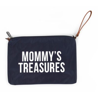 Mommy's Treasures Clutch - Navy White