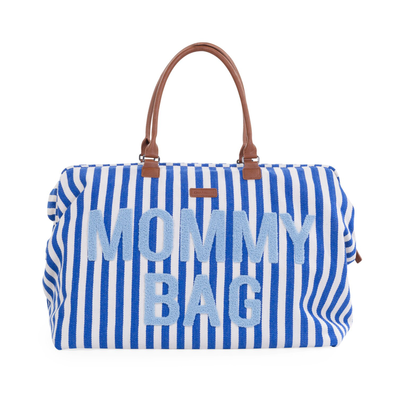 Mommy Bag &reg; Nursery Bag  - Stripes - Electric Blue/Light Blu
