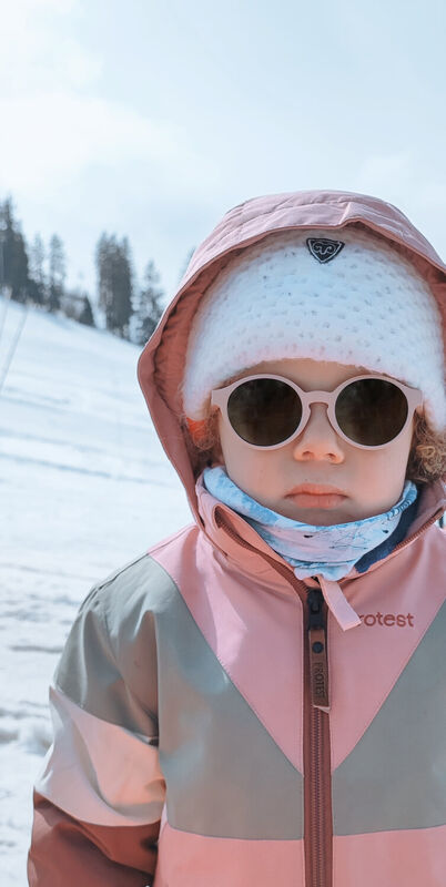 Sunglasses 2-4 years merry misty rose