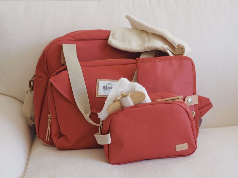 Toiletry bag terracotta