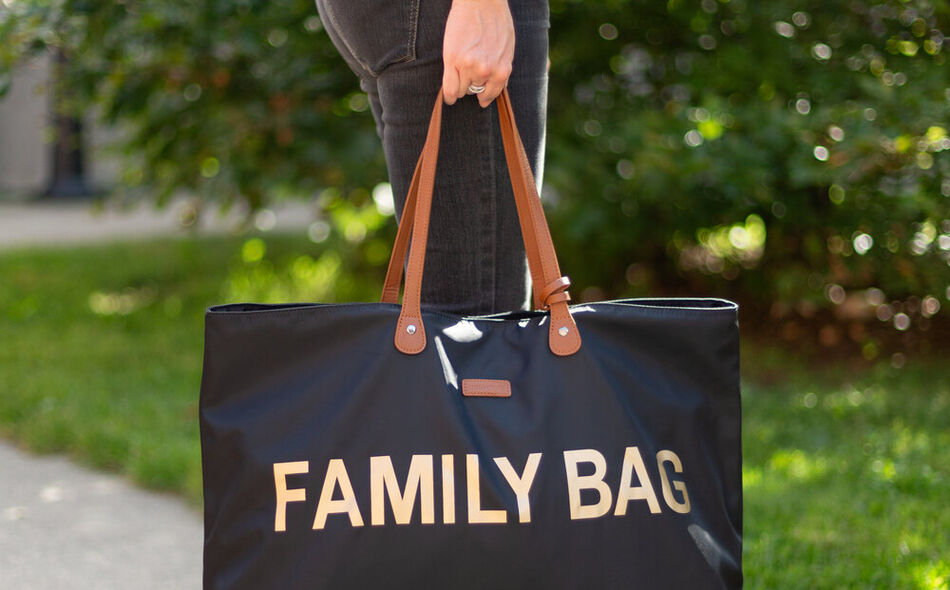 Family Bag Wickeltasche - Schwarz