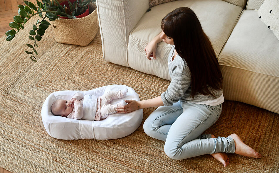 Cocoonababy&reg; (with sheet) fleur de coton&reg; white