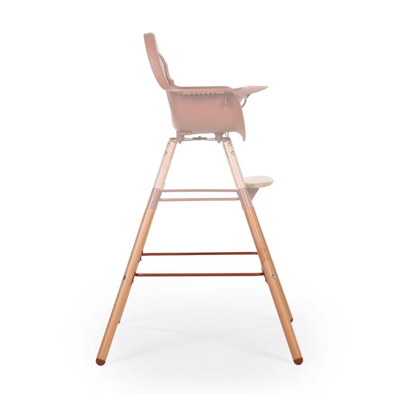 Evolu Extra Set Lange Beine + Fu&szlig;st&uuml;tze - Holz - Rost