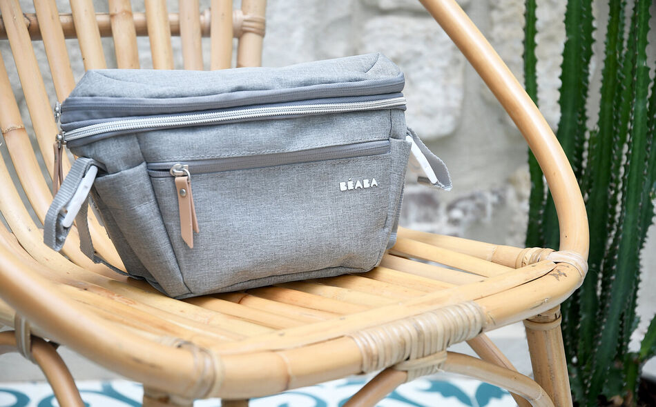 Pop-up stroller bag Biarritz heather grey