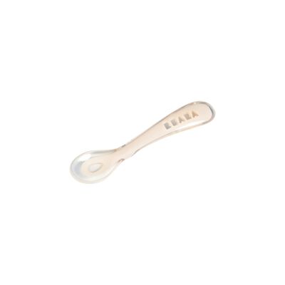 2nd stage silicone spoon pink