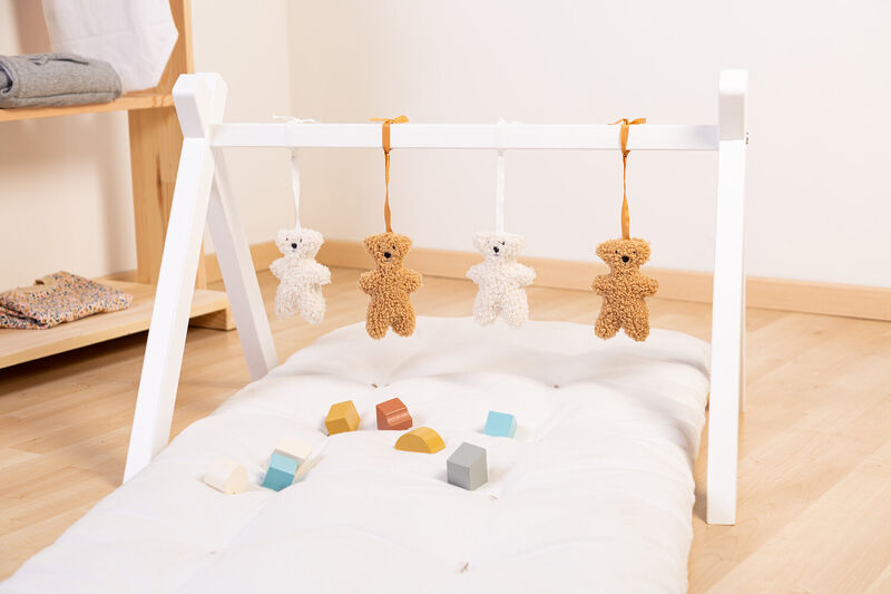 TIPI PLAY BABY GYM - WOOD - WHITE