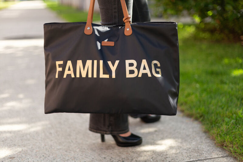 Family Bag Wickeltasche - Schwarz