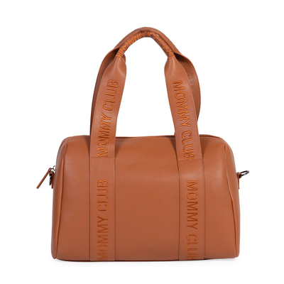 Mommy Club  Nursery Bag - Signature - Vegan Leather - Brown