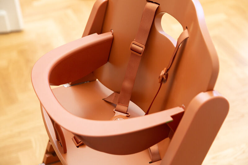 EVOSIT High Chair + Feeding Tray - Rust