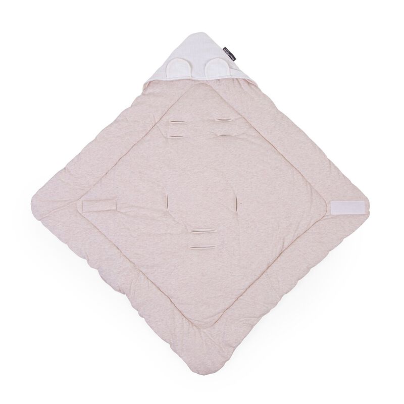 Baby Wrapper Universal - 75x75 Cm - Jersey Melange Beige / M