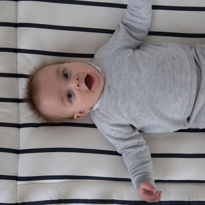 Playpen Mat - 75x95 Cm - Jersey - Marin