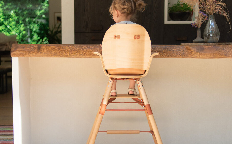 Evowood Hochstuhl - Natural Rost