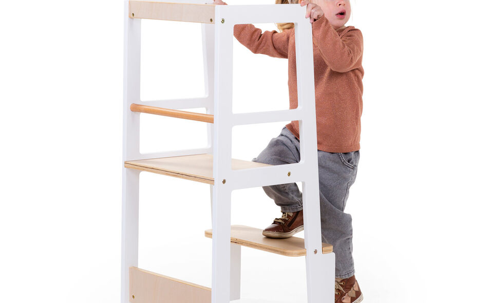 Learning Tower - White Natural