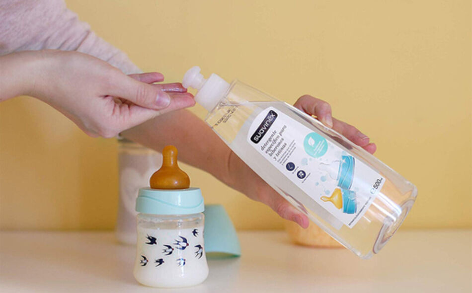 Gel nettoyant sp&eacute;cial biberons et t&eacute;tines