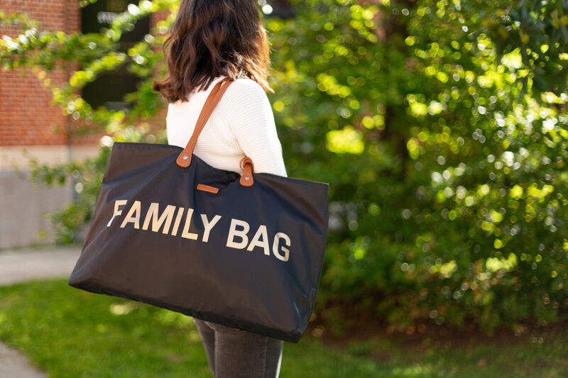 Family Bag Wickeltasche - Schwarz