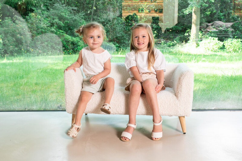 Kids Bench - Teddy - Off White