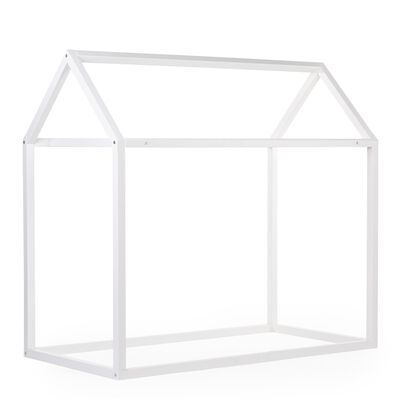 Bed Frame House - 70x140 Cm - Off White