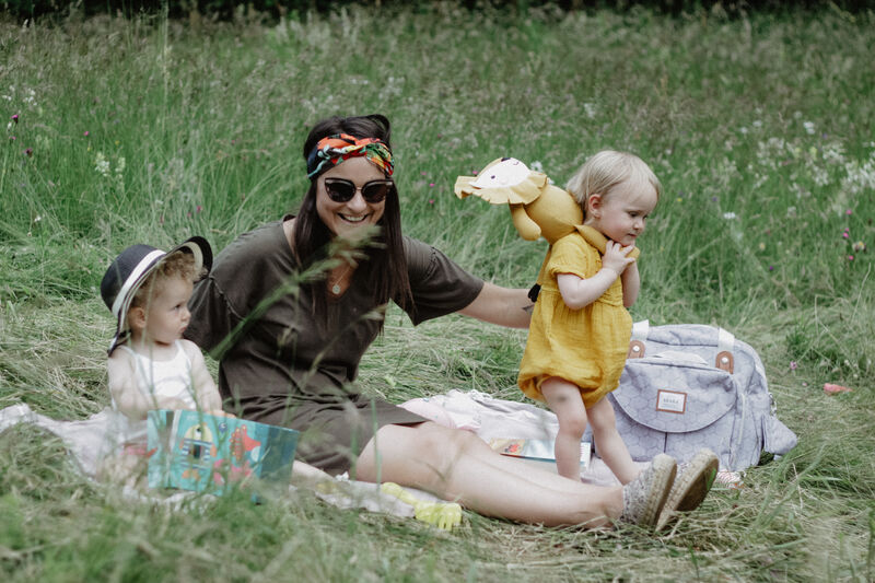 Gen&egrave;ve changing bag tiny clouds