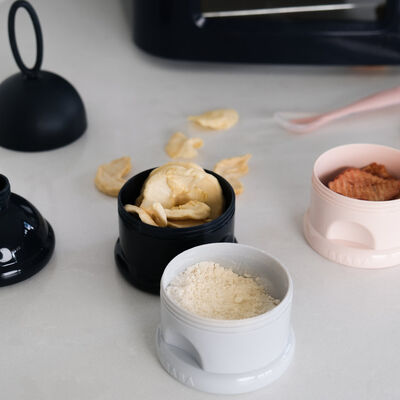 Stackable milk dispenser box night blue