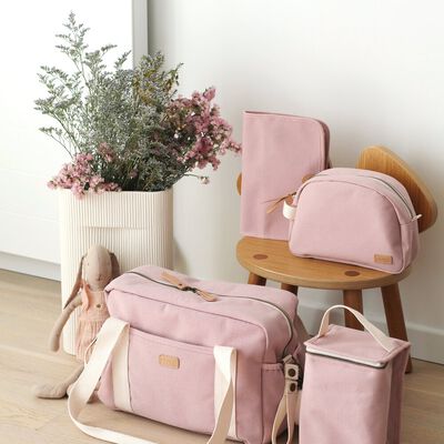 Insulated lunch pouch dusty rose 