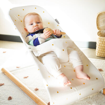 Evolux Bouncer Cover - Jersey - Gold Dots