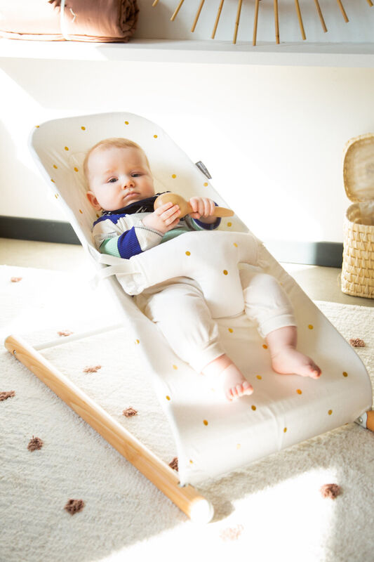 Evolux Bouncer Cover - Jersey - Gold Dots