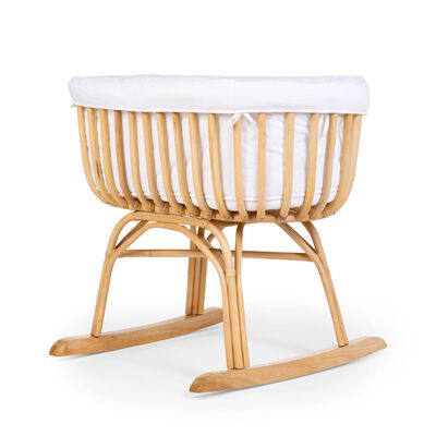 Rattan Cradle - 90x70x71 Cm + Mattress -  77x42x4 Cm - Jerse