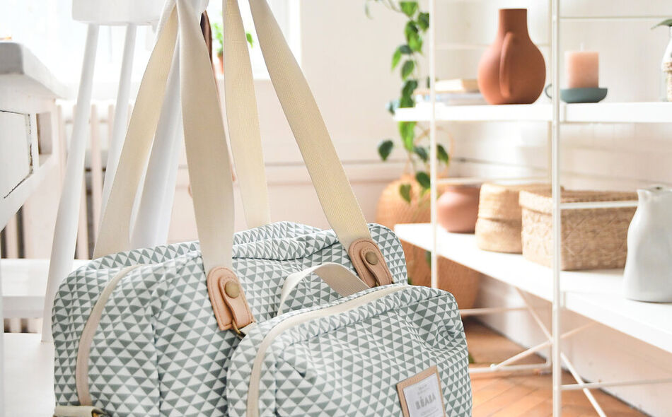 Sac &agrave; langer Gen&egrave;ve II Play Print sage green