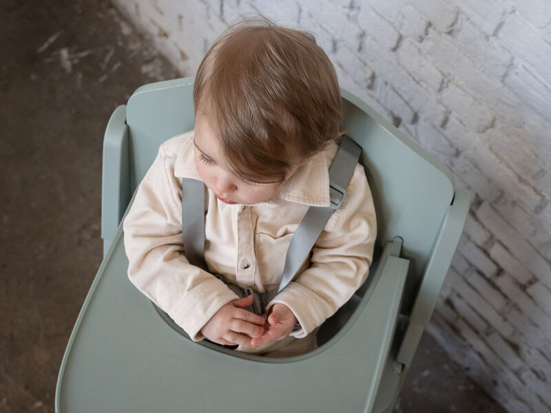 EVOSIT High Chair + Feeding Tray - Mint