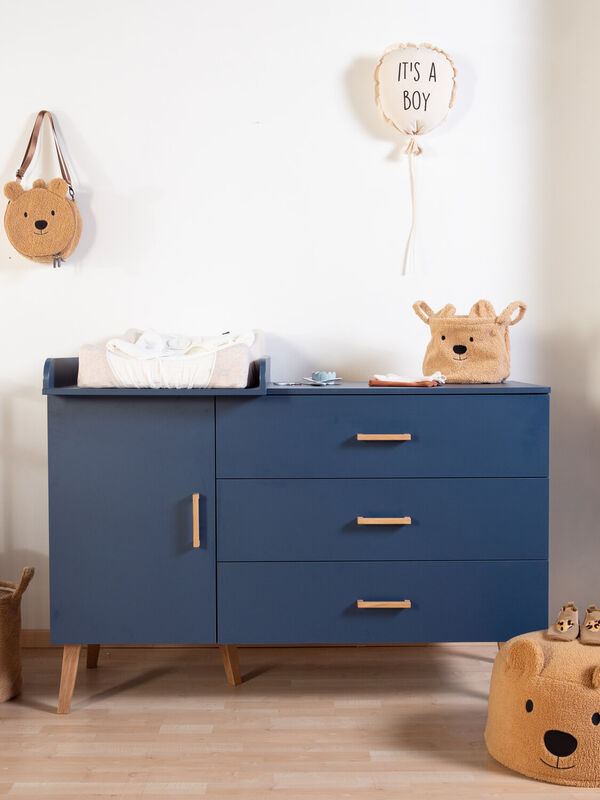 Storage Basket - 30x30x30 Cm - Teddy - Brown 