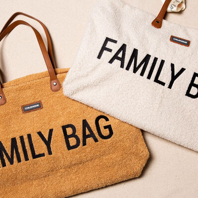 Family Bag Nursery Bag - Teddy Off White
