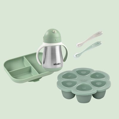 My First Bites Pack sage green