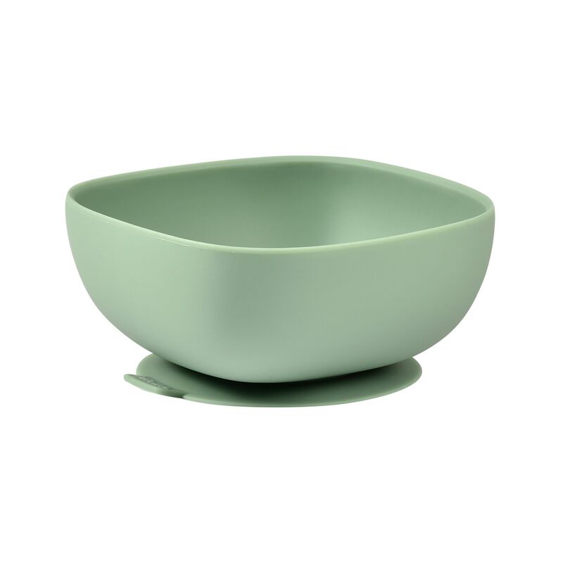 Bol silicone ventouse sage green
