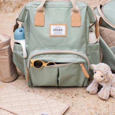 Wellington changing bag sage green