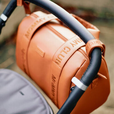 Mommy Club  Nursery Bag - Signature - Vegan Leather - Brown
