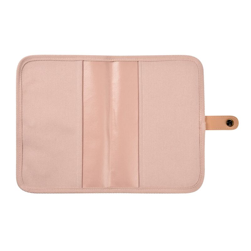 Prot&egrave;ge carnet de sant&eacute; dusty rose
