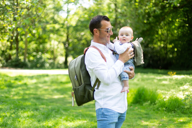 Daddy Bag Care Backpack - Canvas - Khaki