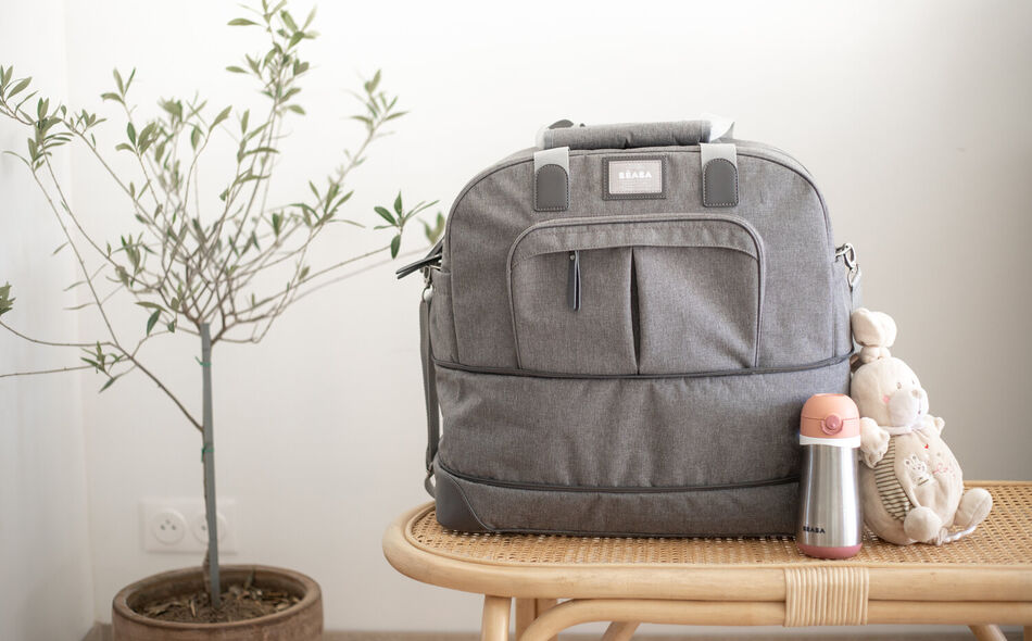 Amsterdam travel bag heather grey