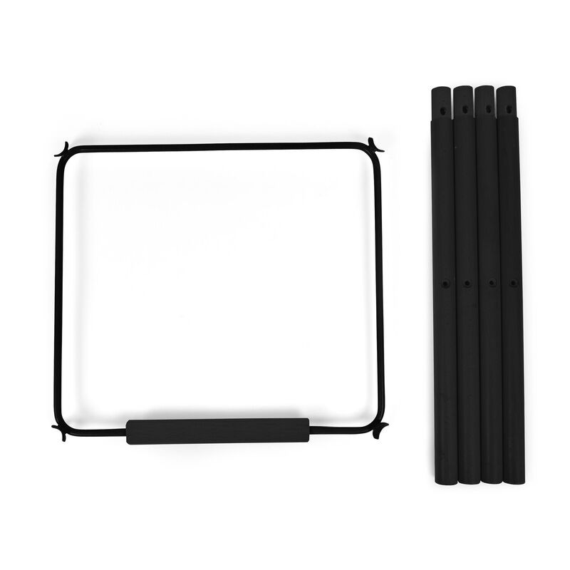 Evolu Extra Set Lange Beine + Fu&szlig;st&uuml;tze - Holz - Schwarz