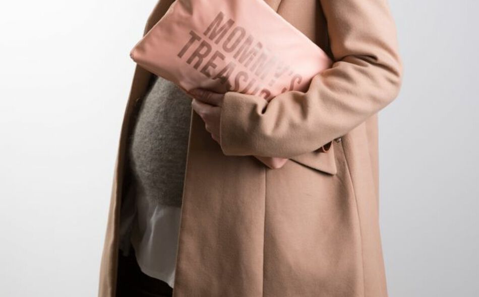 Mommy's Treasures Clutch - Pink Copper