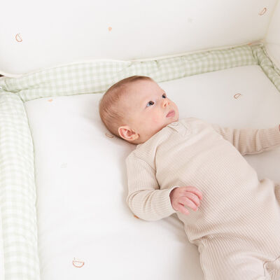 Playpen Protection - 35x340 Cm - Jersey - Forest - Muslin Vi