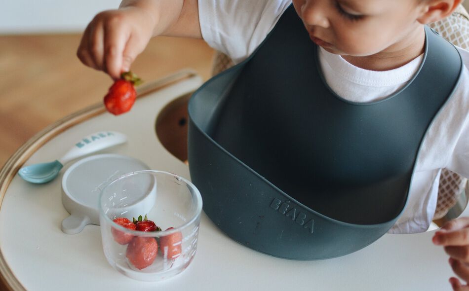 Bavoir silicone mineral