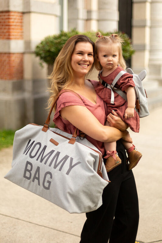 Mommy Bag &reg; Nursery Bag - Canvas - Grey