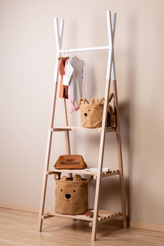 Storage Basket - 25x20x20 Cm - Teddy - Brown 