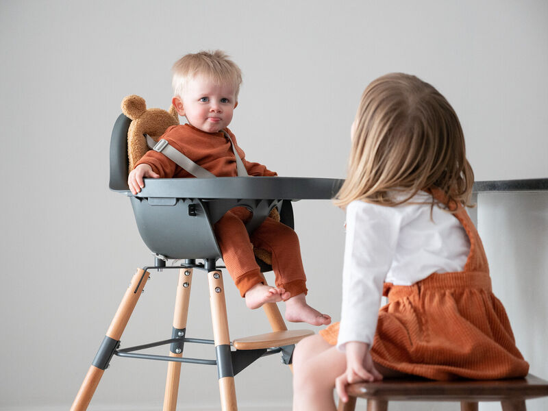 Evolu Tischplatte - Abs - Anthrazit + Silikon Unterlage