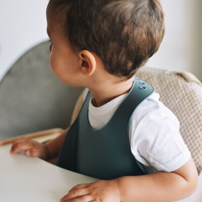 Bavoir silicone mineral