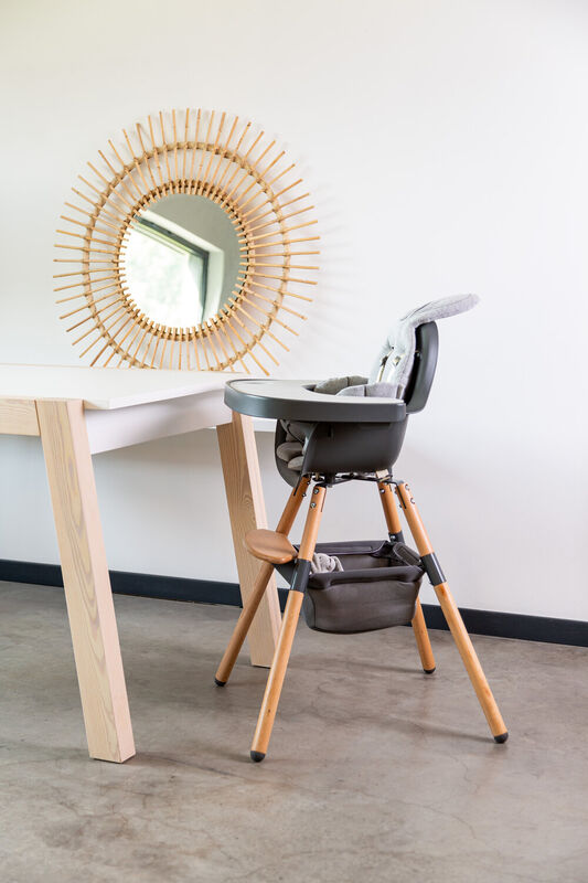 Evolu Korb Sandwich Mesh Anthrazit