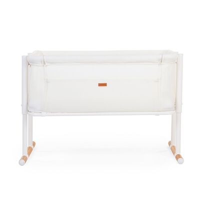 Evolux Bedside Crib - Natural White